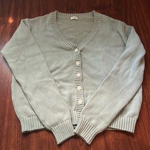 BRANDY MELVILLE Sage Green Cardigan